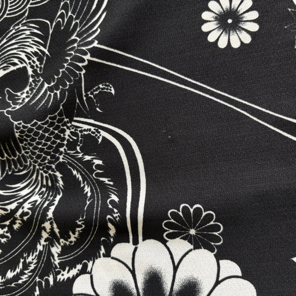 90s Vintage Rag Midi Skirt XL Floral Grunge Fairy Whimsigoth Y2K Ren Faire Beach - Picture 5 of 14